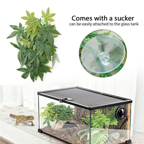 Carry stone 3D Lifelike Artificial Water Weeds Grass Fish Reptile Tank Fake Plants Decor Durable and Useful